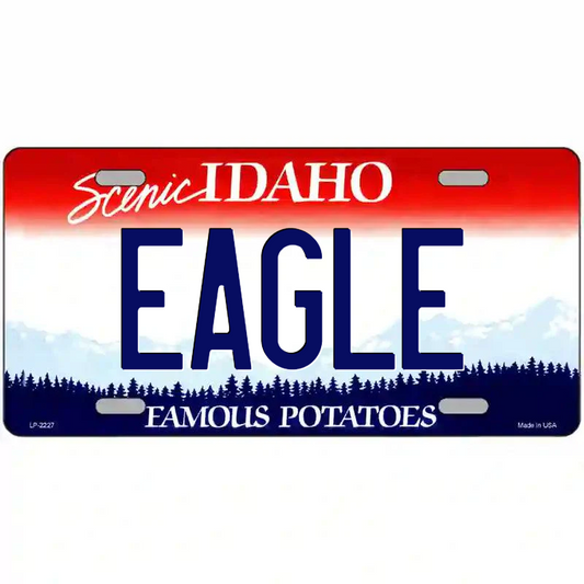 Eagle Idaho Metal Sign