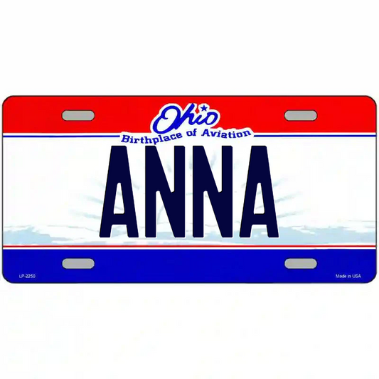 Anna Ohio Metal Sign