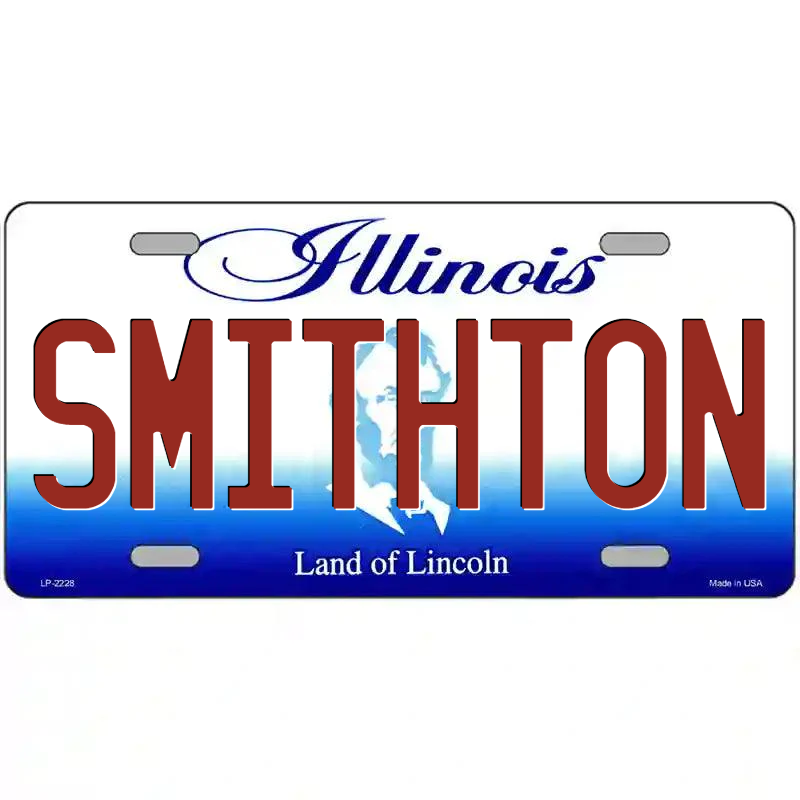 Smithton Illinois Metal Sign