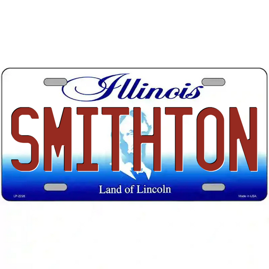 Smithton Illinois Metal Sign