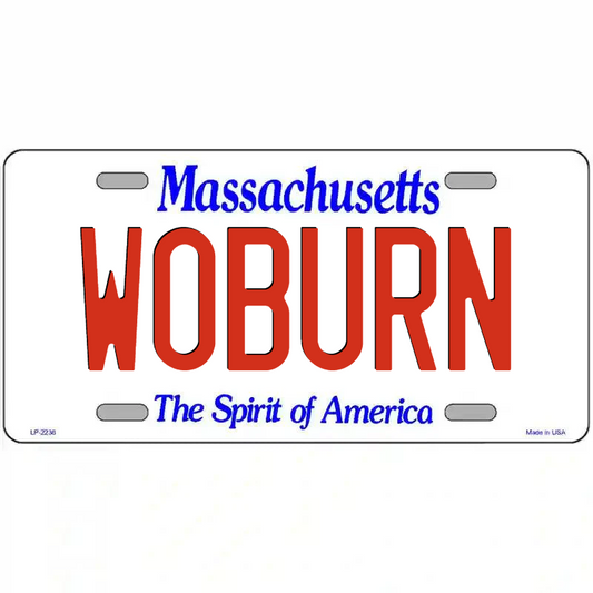 Woburn Massachusetts Metal Sign