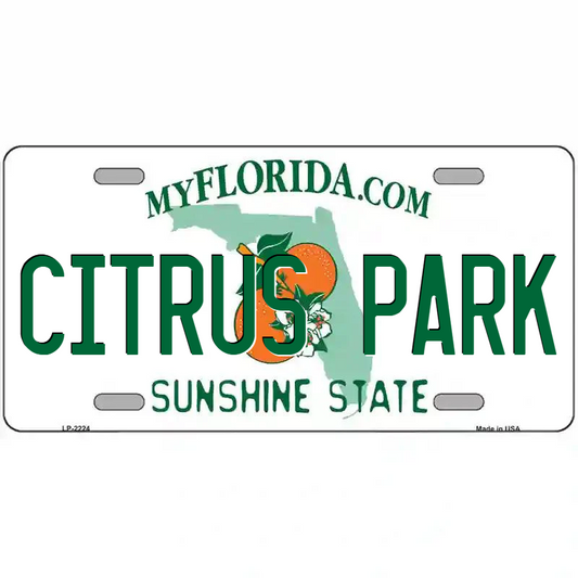Citrus Park Florida Metal Sign