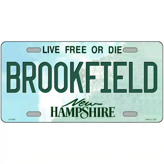 Broomfield New Hampshire Metal Sign