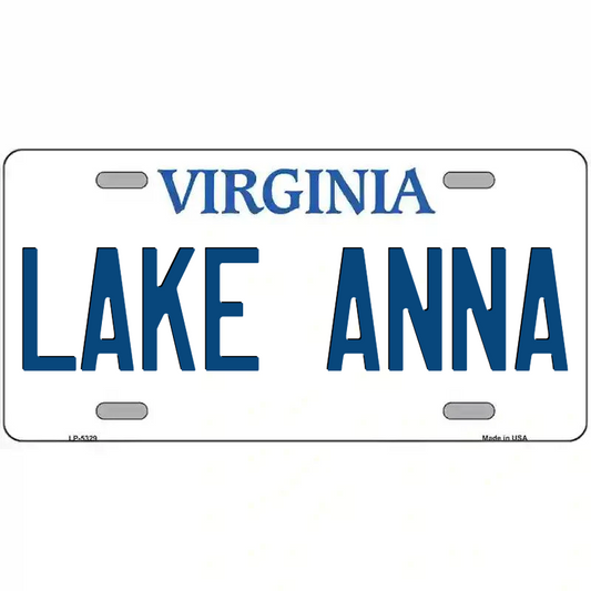 Lake Anna Virginia Metal Sign
