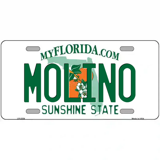Molino Florida Metal Sign