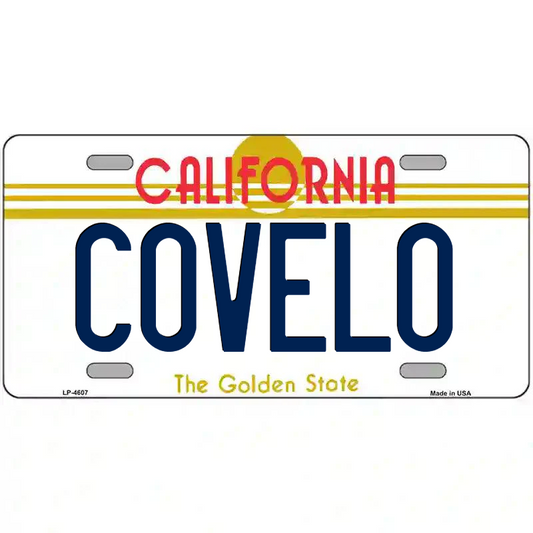 Covelo California  Metal Sign