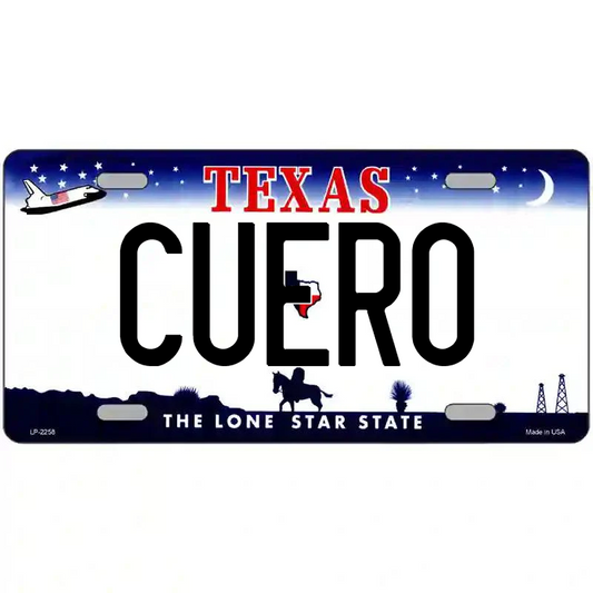 Cuero Texas Metal Sign