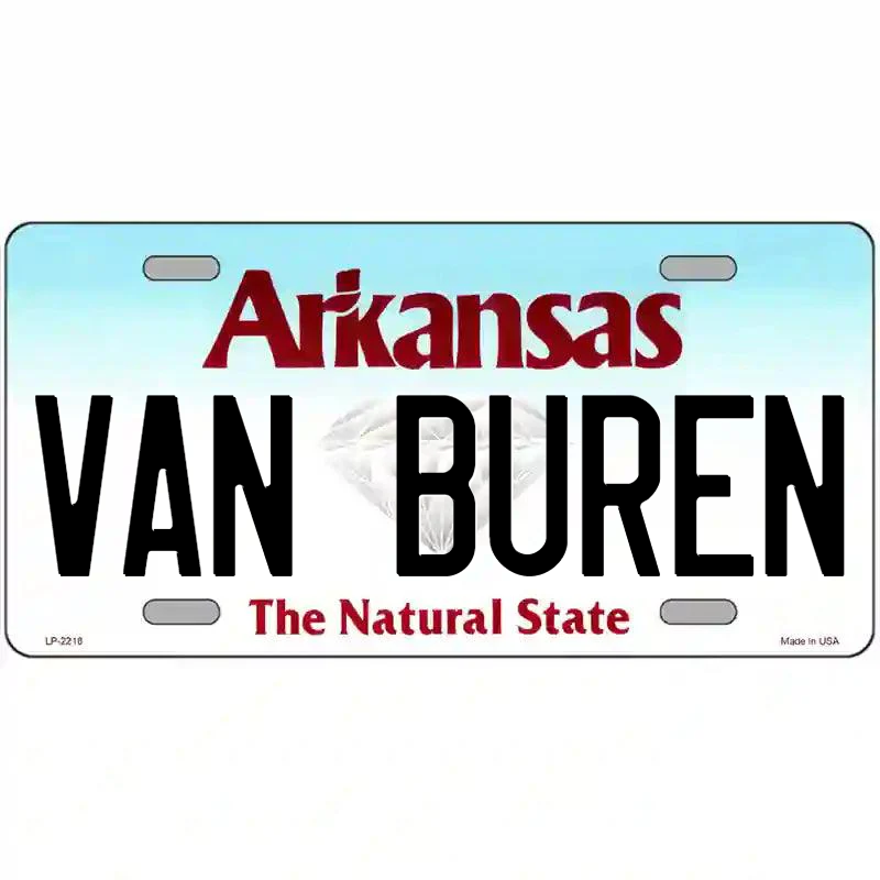 Van Buren Arkansas Metal Sign