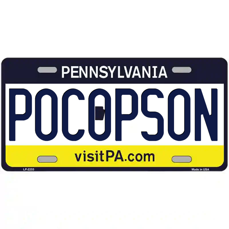 Pocopson Pennsylvania Metal Sign