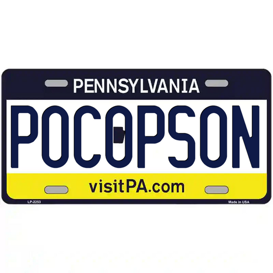 Pocopson Pennsylvania Metal Sign
