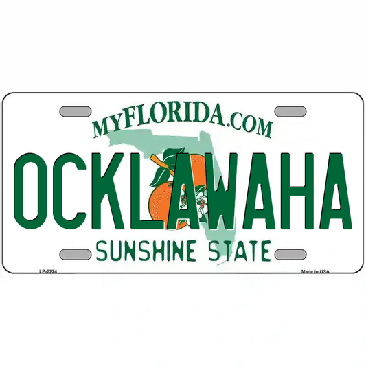 Ocklawaha Florida Metal Sign