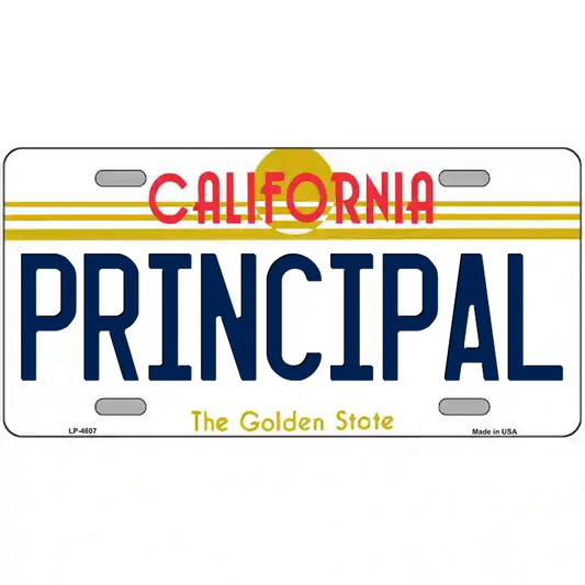 Principal California Metal Sign