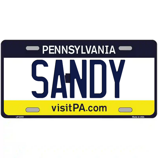 Sandy Pennsylvania Metal Sign