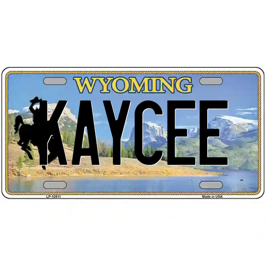 Kaycee Wyoming Metal Sign