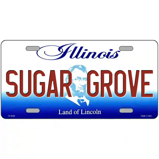 Sugar Grove Illinois Metal Sign