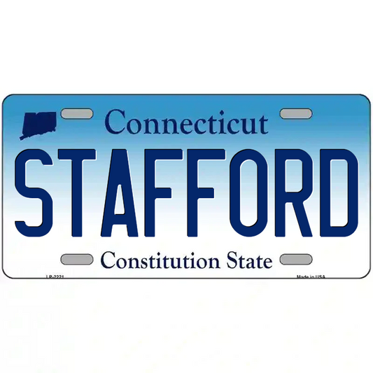 Stafford Connecticut Metal Sign