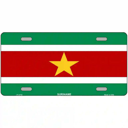 Suriname Flag Metal Sign