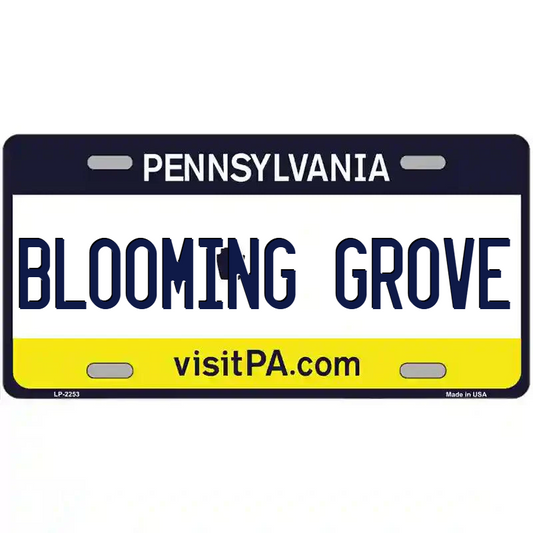 Blooming Grove Pennsylvania Metal Sign