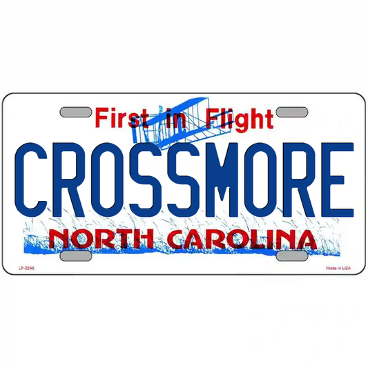 Crossmore North Carolina Metal Sign