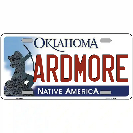 Ardmore Oklahoma Metal Sign