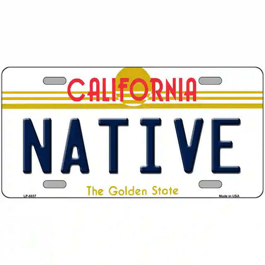 Native California Metal Sign