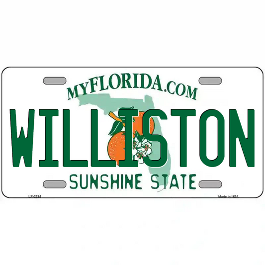 Williston Florida Metal Sign
