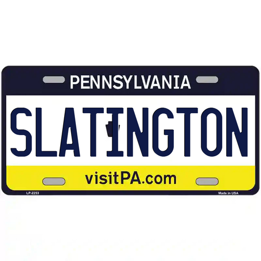 Slatington Pennsylvania Metal Sign