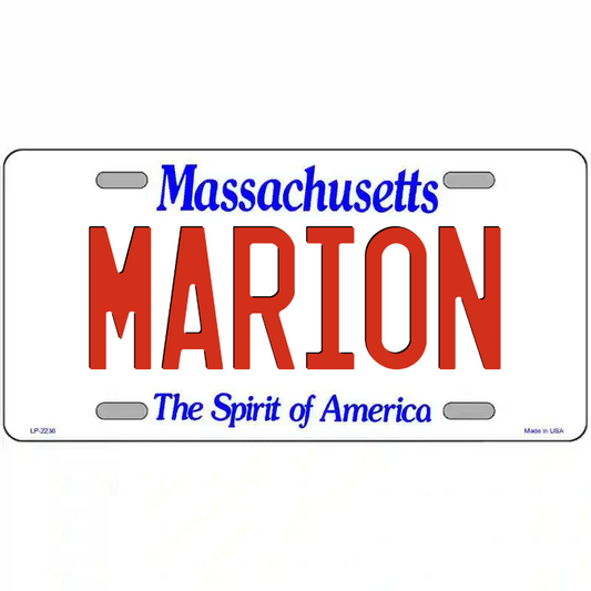 Marion Massachusetts Metal Sign