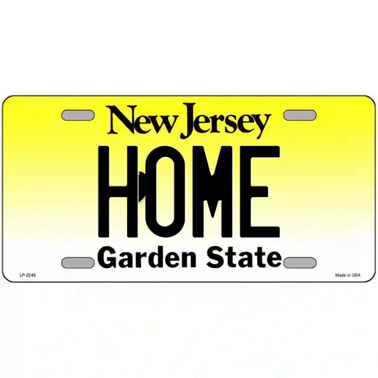 Home New Jersey Metal Sign