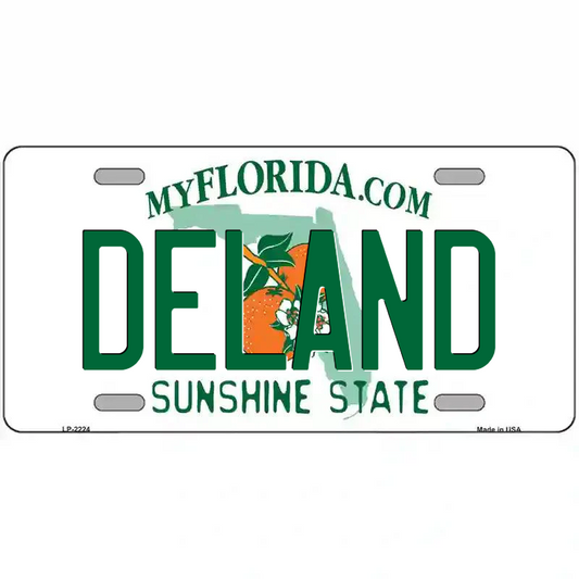 Deland Florida Metal Sign