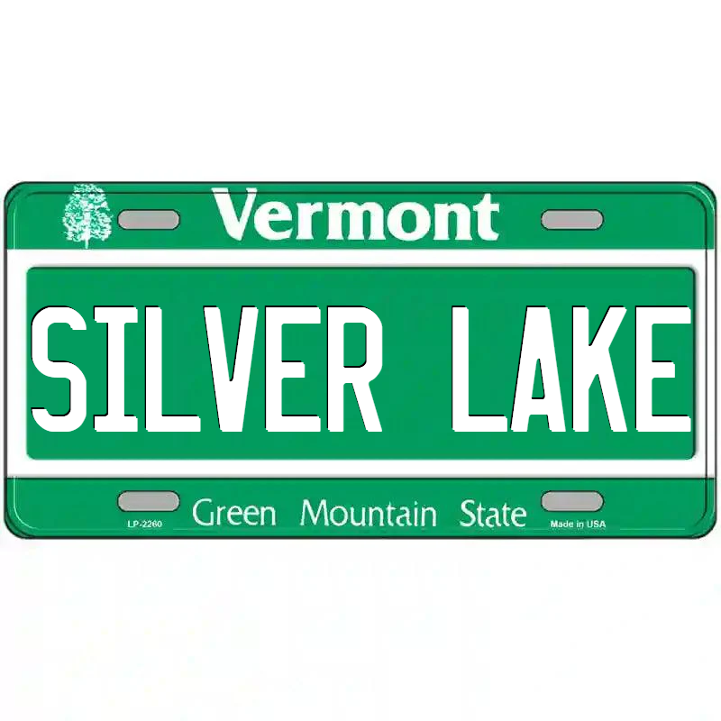 Silver Lake Vermont Metal Sign