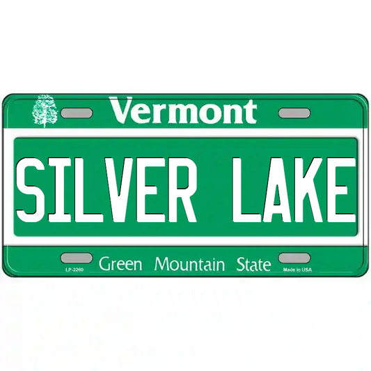 Silver Lake Vermont Metal Sign
