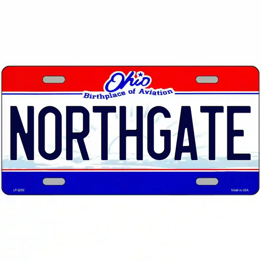 Northgate Ohio Metal Sign