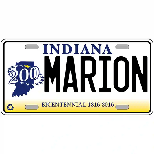 Marion Indiana Bicentennial Metal Sign
