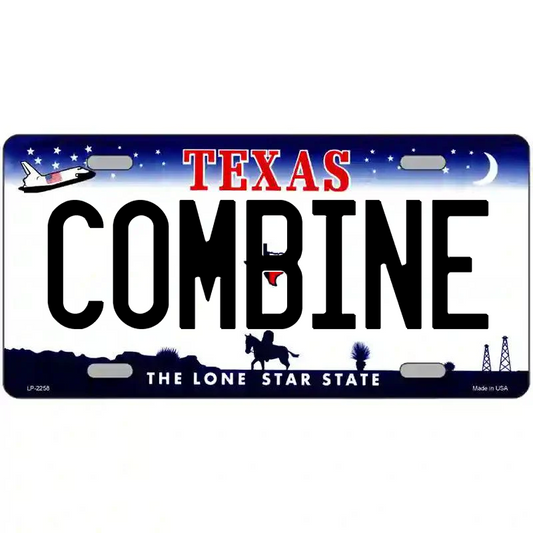 Combine Texas Metal Sign