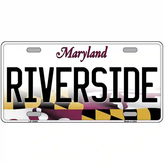 Riverside Maryland Metal Sign