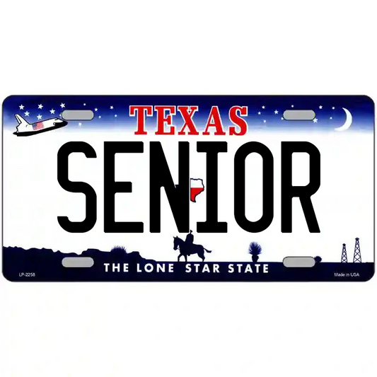 Senior Texas Metal Sign