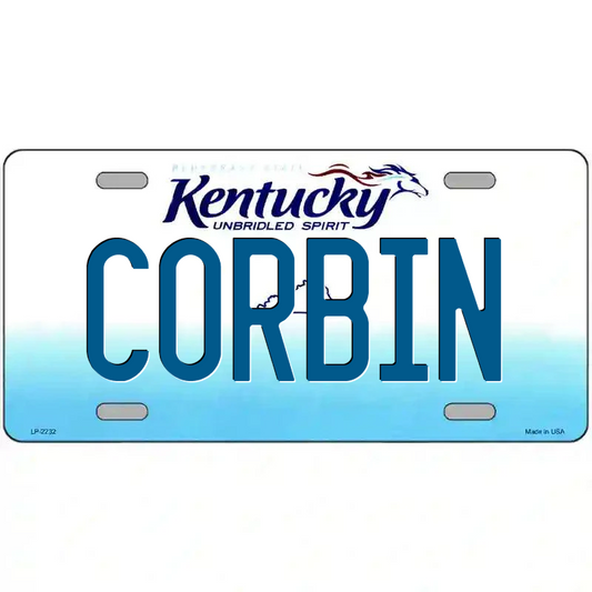 Corbin Kentucky Metal Sign