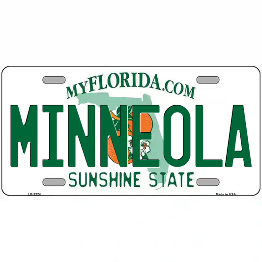 Minneola Florida Metal Sign
