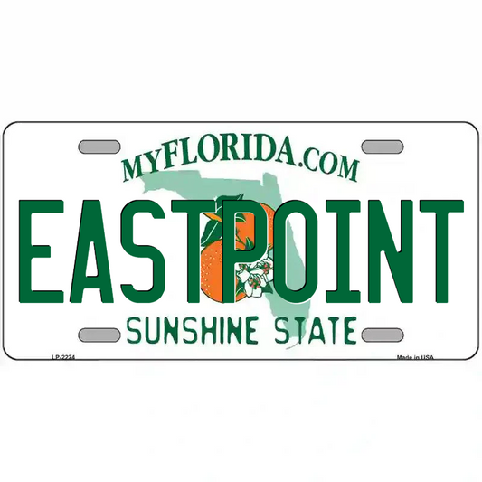 Eastpoint Florida Metal Sign