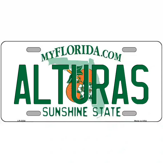 Alturas Florida Metal Sign