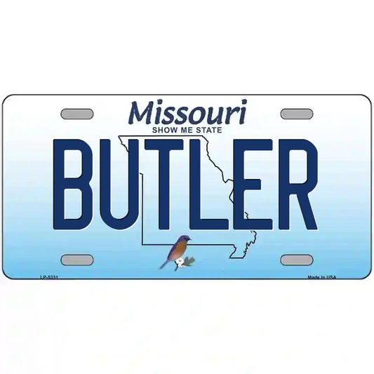 Butler Missouri Metal Sign