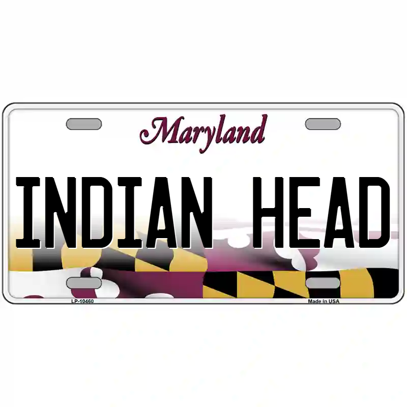 Indian Head Maryland Metal Sign