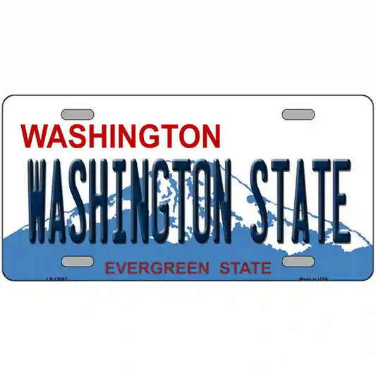 Washington State Washington Metal Sign