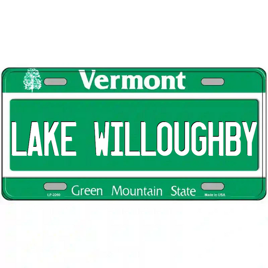 Lake Willoughby Vermont Metal Sign