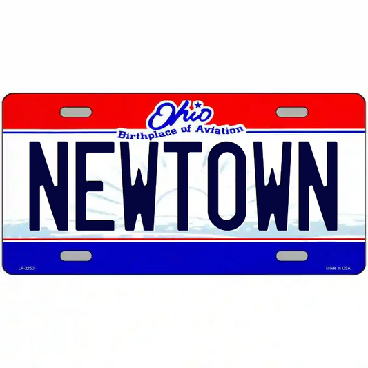 Newtown Ohio Metal Sign