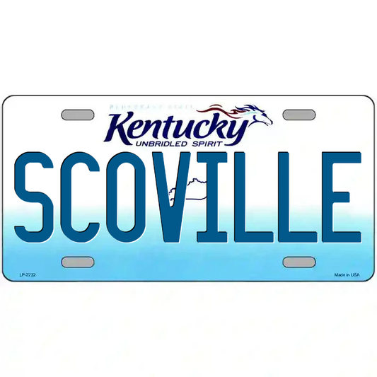 Scoville Kentucky Metal Sign
