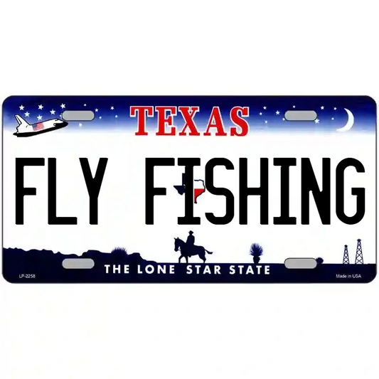 Fly Fishing Texas Metal Sign