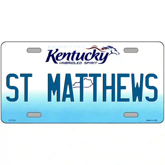 St Matthews Kentucky Metal Sign