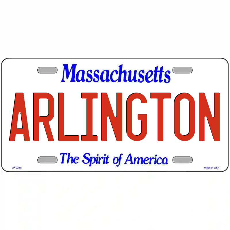 Arlington Massachusetts Metal Sign
